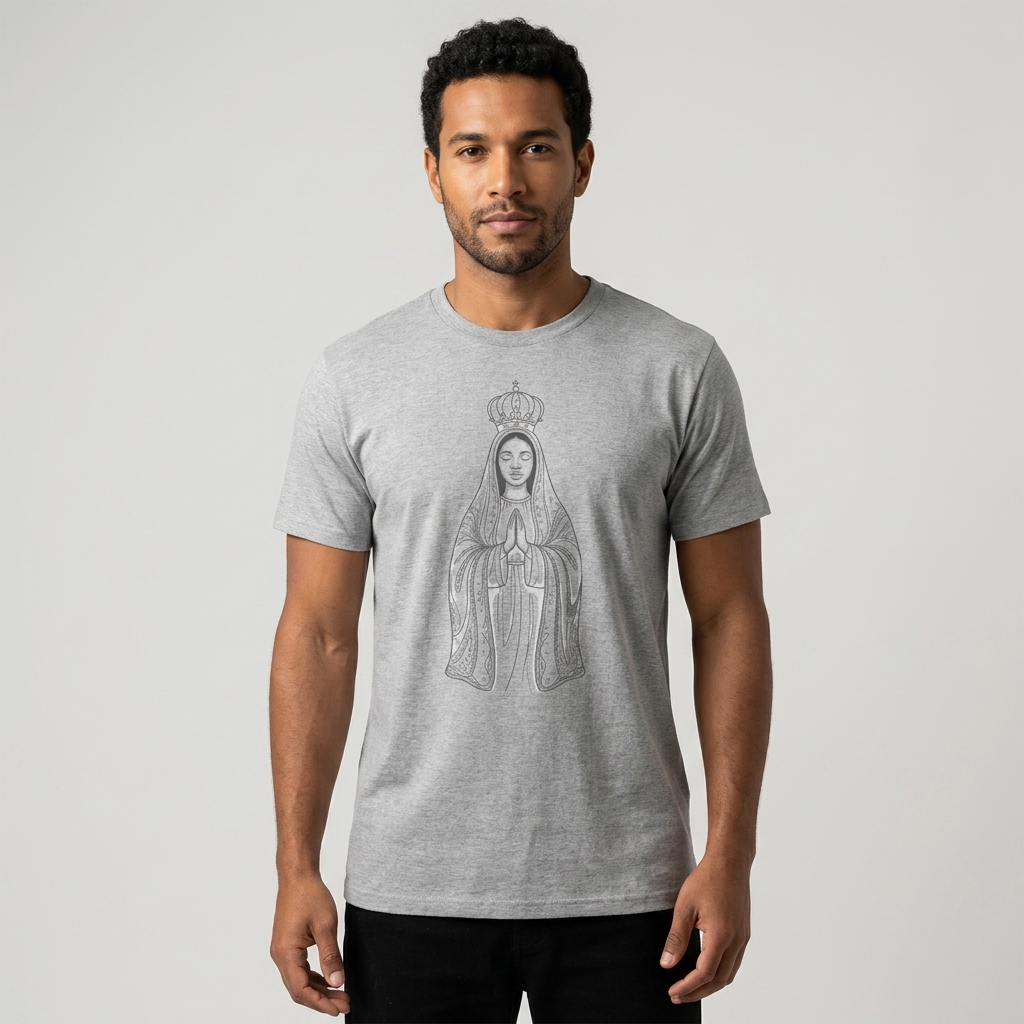 Nossa Senhora Aparecida - Cinza Mescla